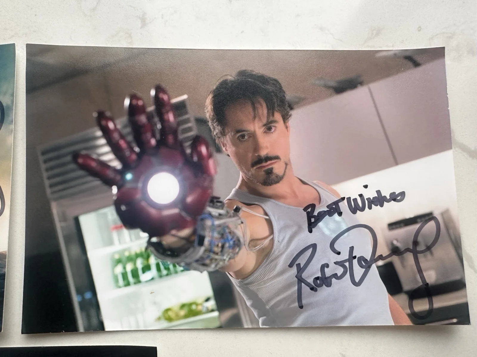 Robert Downey Jr — 3x Robert Downey Jr. signed photo 6x4 official autopen signature iron man, image 4