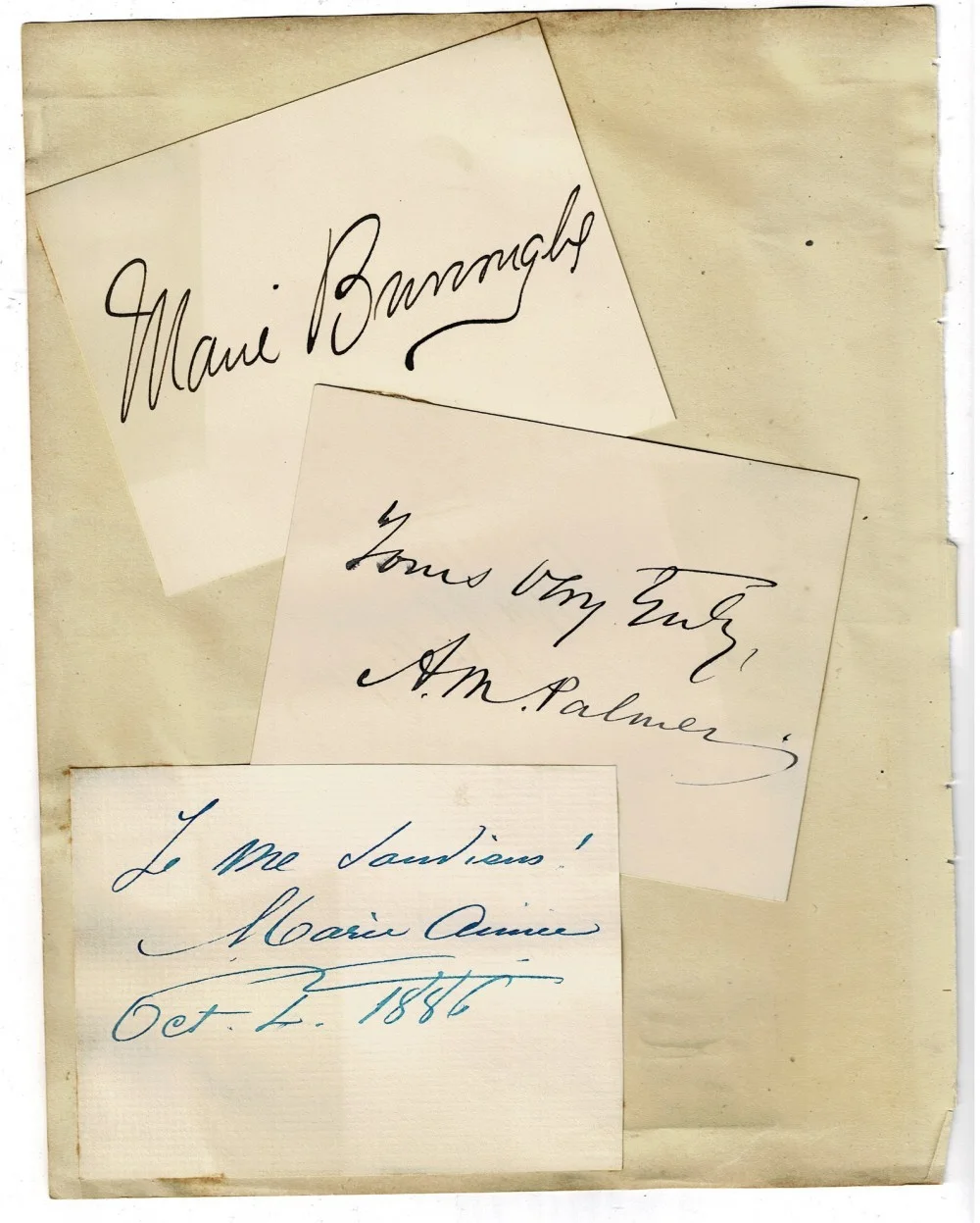 Edward Harrigan — 1886 AUTOGRAPH LYRICS Irish-American actor & lyricist EDWARD HARRIGAN w 4 OTHERS, изображение 3