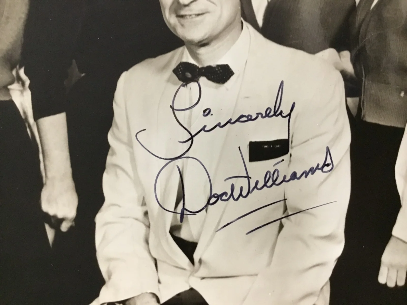 Doc Williams — Doc Williams and Family Signed 8x10 Black & White Photograph, изображение 3