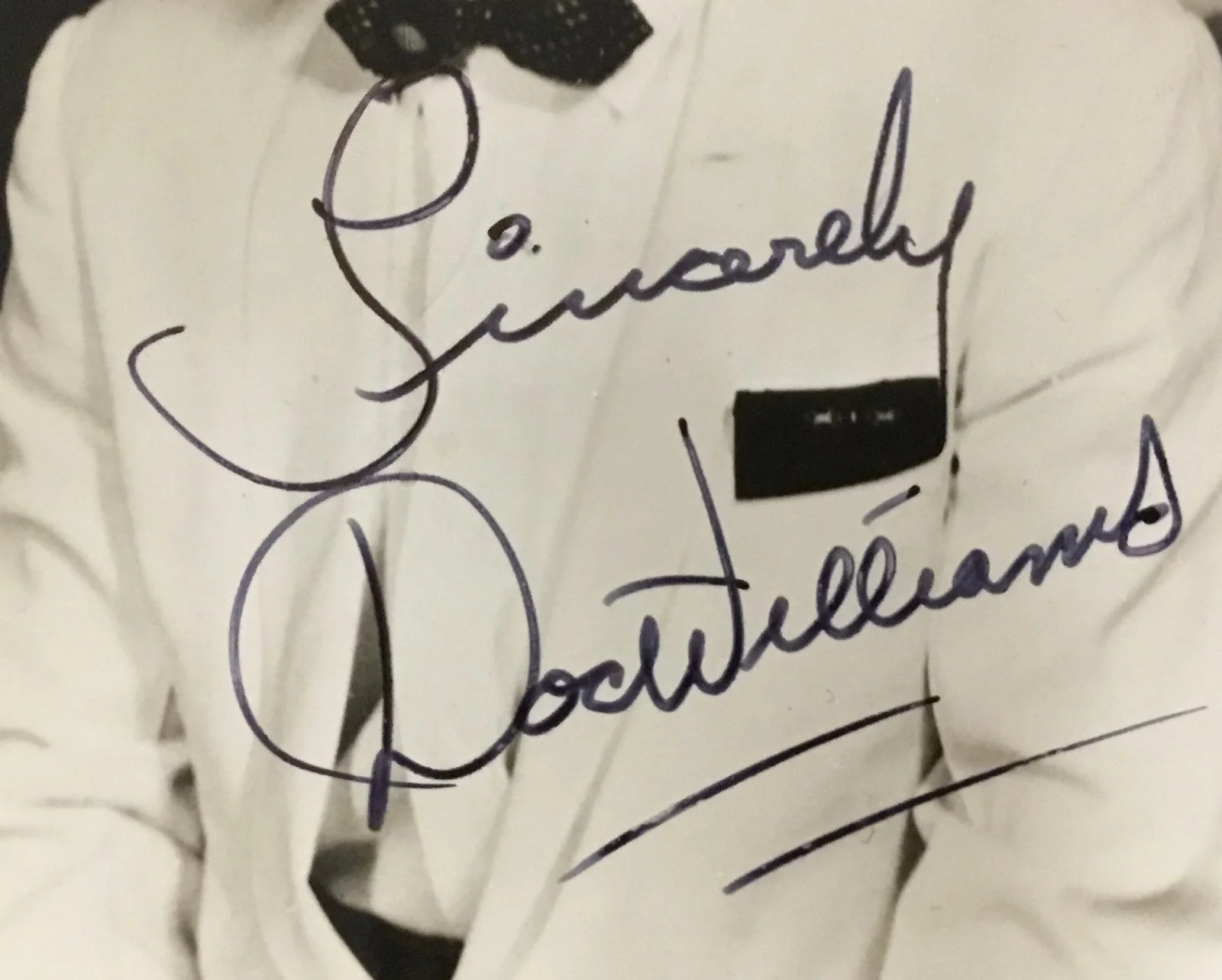 Doc Williams — Doc Williams and Family Signed 8x10 Black & White Photograph, изображение 4