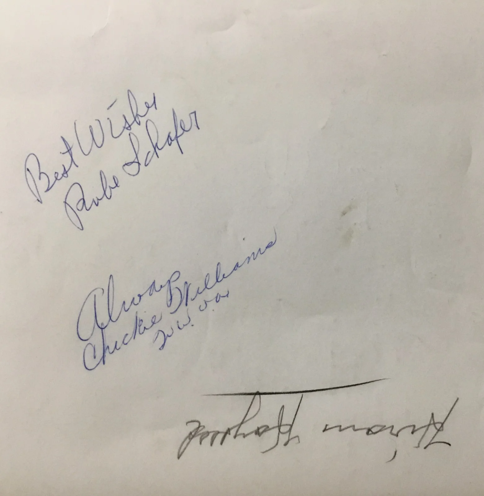 Doc Williams — Doc Williams and Family Signed 8x10 Black & White Photograph, изображение 5