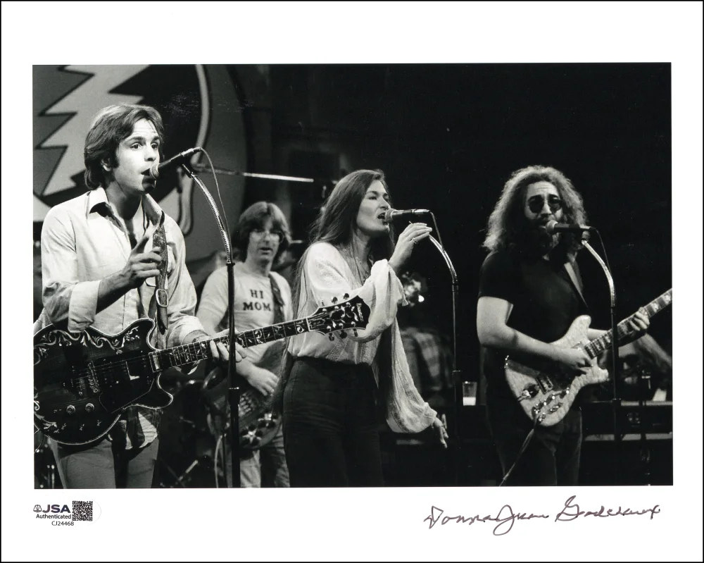 Donna Jean Godchaux — Donna Jean Godchaux Signed Autograph 8x10 Photo - Grateful Dead Babe w/ JSA COA
