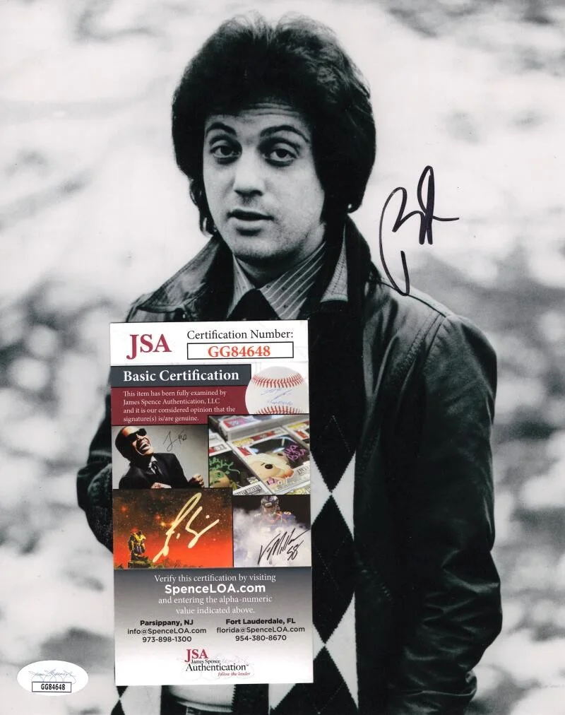 Billy Joel — Billy Joel Signed Autograph 8x10 Photo Photograph - Cold Spring Harbor JSA COA, изображение 2