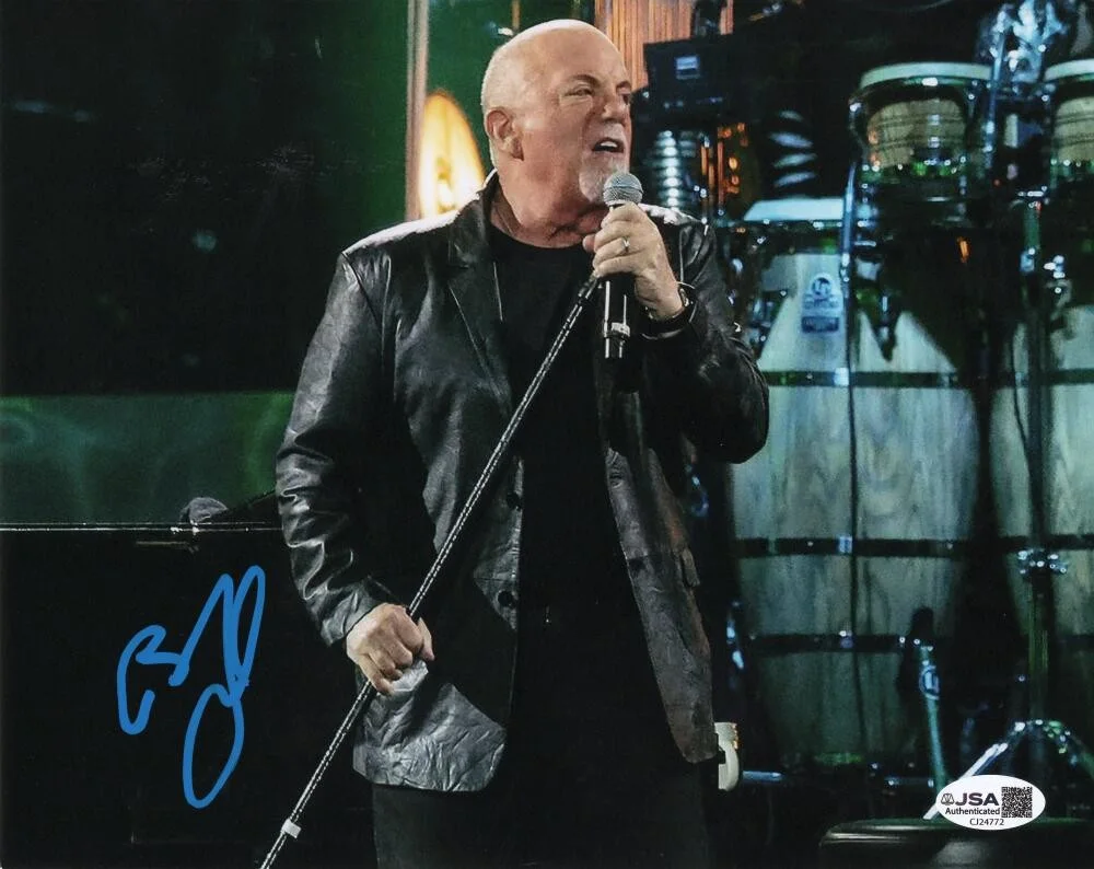 Billy Joel — Billy Joel Signed Autograph 8x10 Photo Photograph - 52nd Street Icon w/ JSA COA