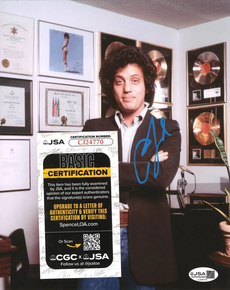Billy Joel — Billy Joel Signed Autograph 8x10 Photo Photograph - Turnstiles Piano Man JSA COA, изображение 2