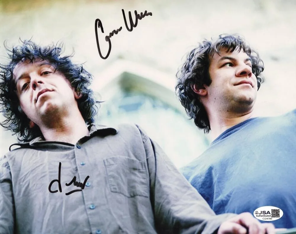 Dean Ween, Gene Ween — Dean Ween & Gene Ween Signed Autograph 8x10 Photo - Chocolate and Cheese JSA COA