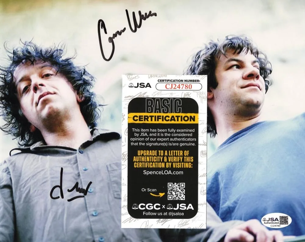 Dean Ween, Gene Ween — Dean Ween & Gene Ween Signed Autograph 8x10 Photo - Chocolate and Cheese JSA COA, image 2