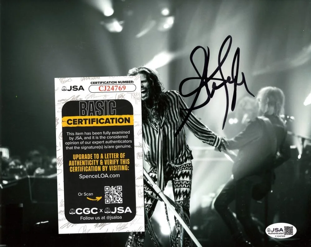 Steven Tyler — Steven Tyler Aerosmith Signed Autograph 8x10 Photo - Toys in the Attic JSA COA, изображение 2