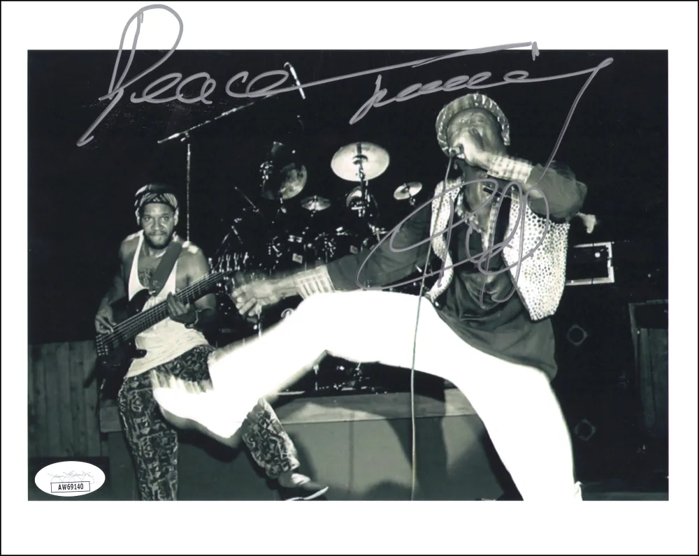 Jimmy Cliff — Jimmy Cliff Signed Autograph 8x10 Photo - Reggae Guitar Legend w/ JSA COA
