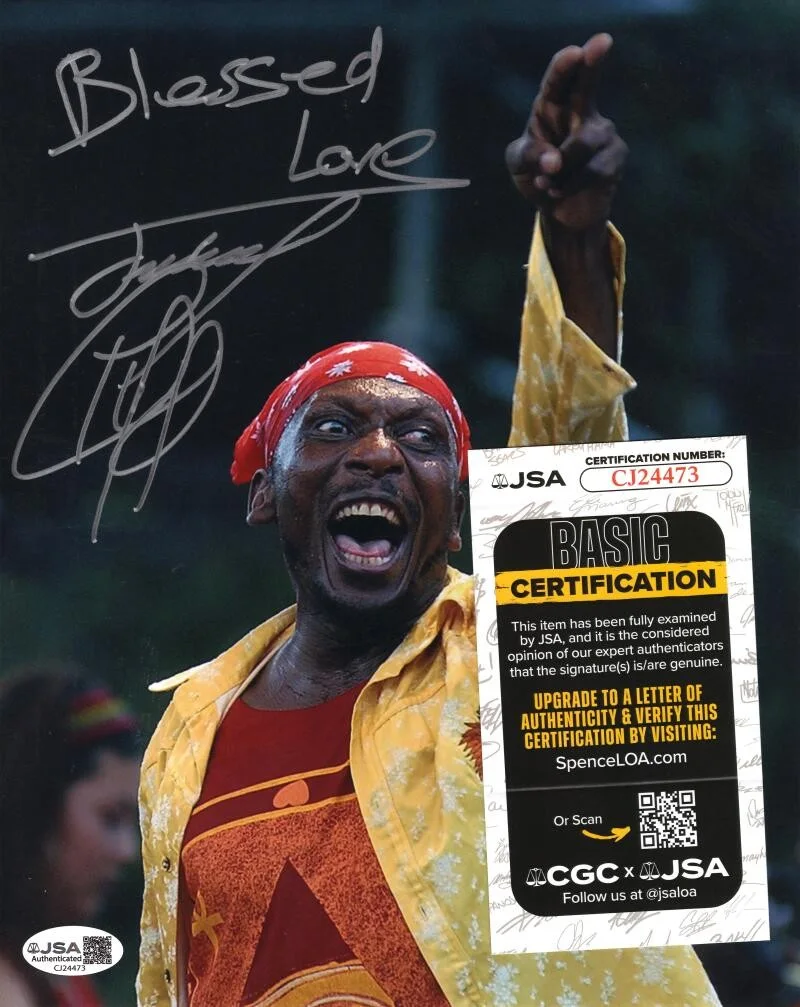Jimmy Cliff — Jimmy Cliff Signed Autograph 8x10 Photo - Jamician Reggae Guitar Icon JSA COA, image 2