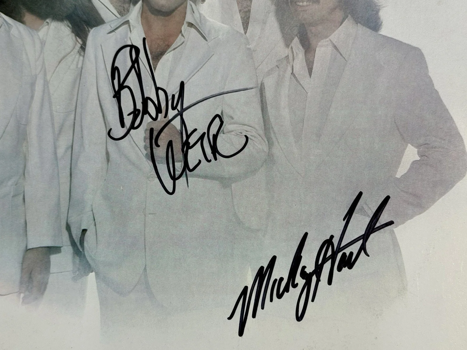 Grateful Dead signed Album Bob Weir Mickey Hart go to heaven vinyl Beckett loa, изображение 2