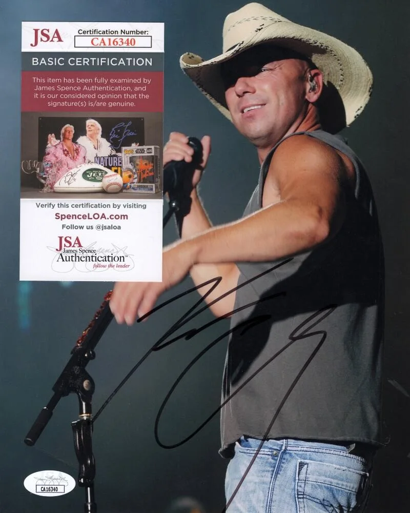 Kenny Chesney — Kenny Chesney Signed Autograph 8x10 Photo Photograph - Country Music w/ JSA COA, изображение 2