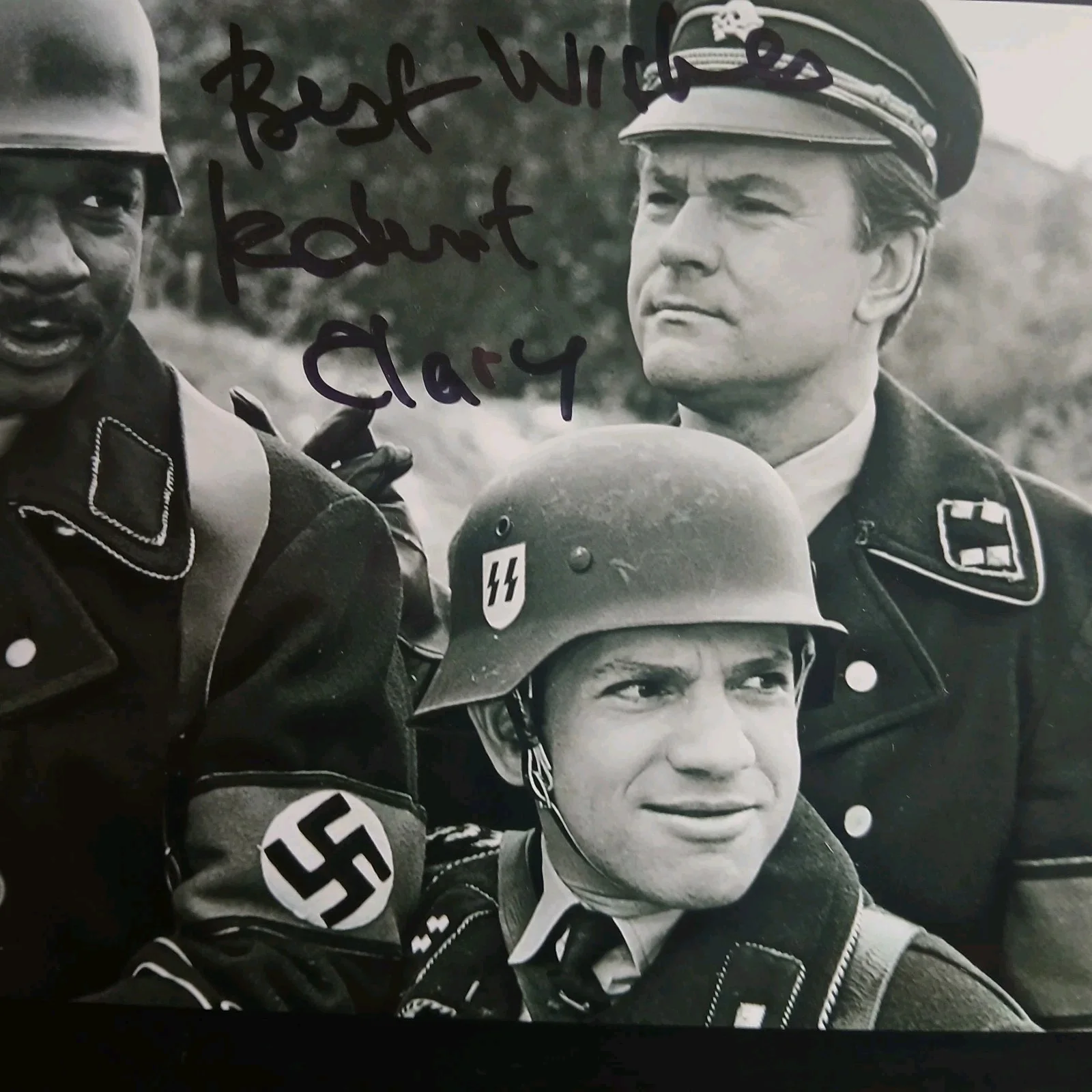 robert clary — robert clary signed 4x6 photo mchale's louis lebeau hogans heroes, image 2