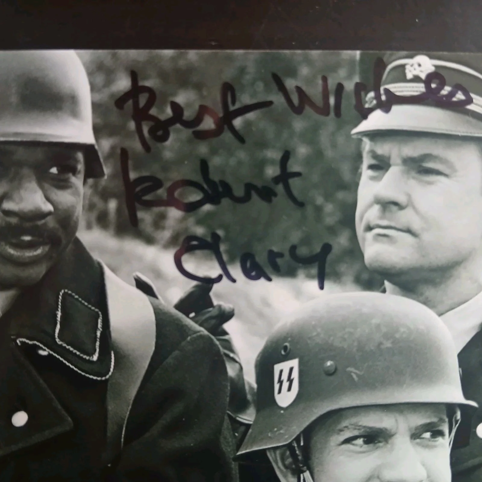 robert clary — robert clary signed 4x6 photo mchale's louis lebeau hogans heroes, image 3