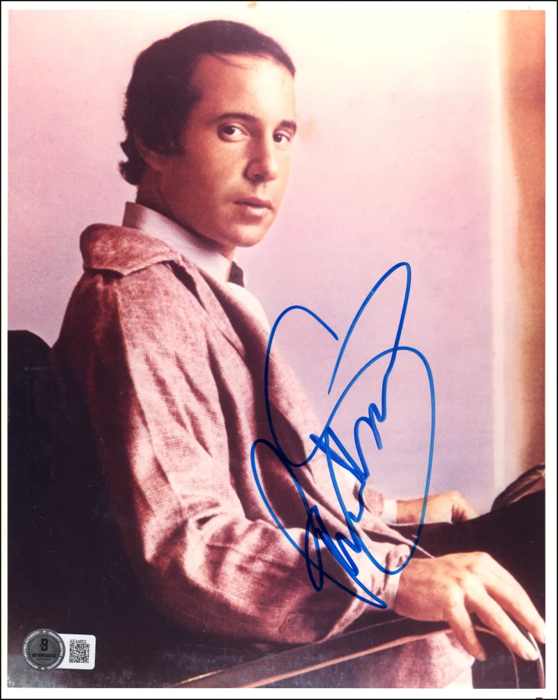 Paul Simon — Paul Simon Signed Autograph 8x10 Photo - Simon & Garfunkel Singer w/ Beckett COA