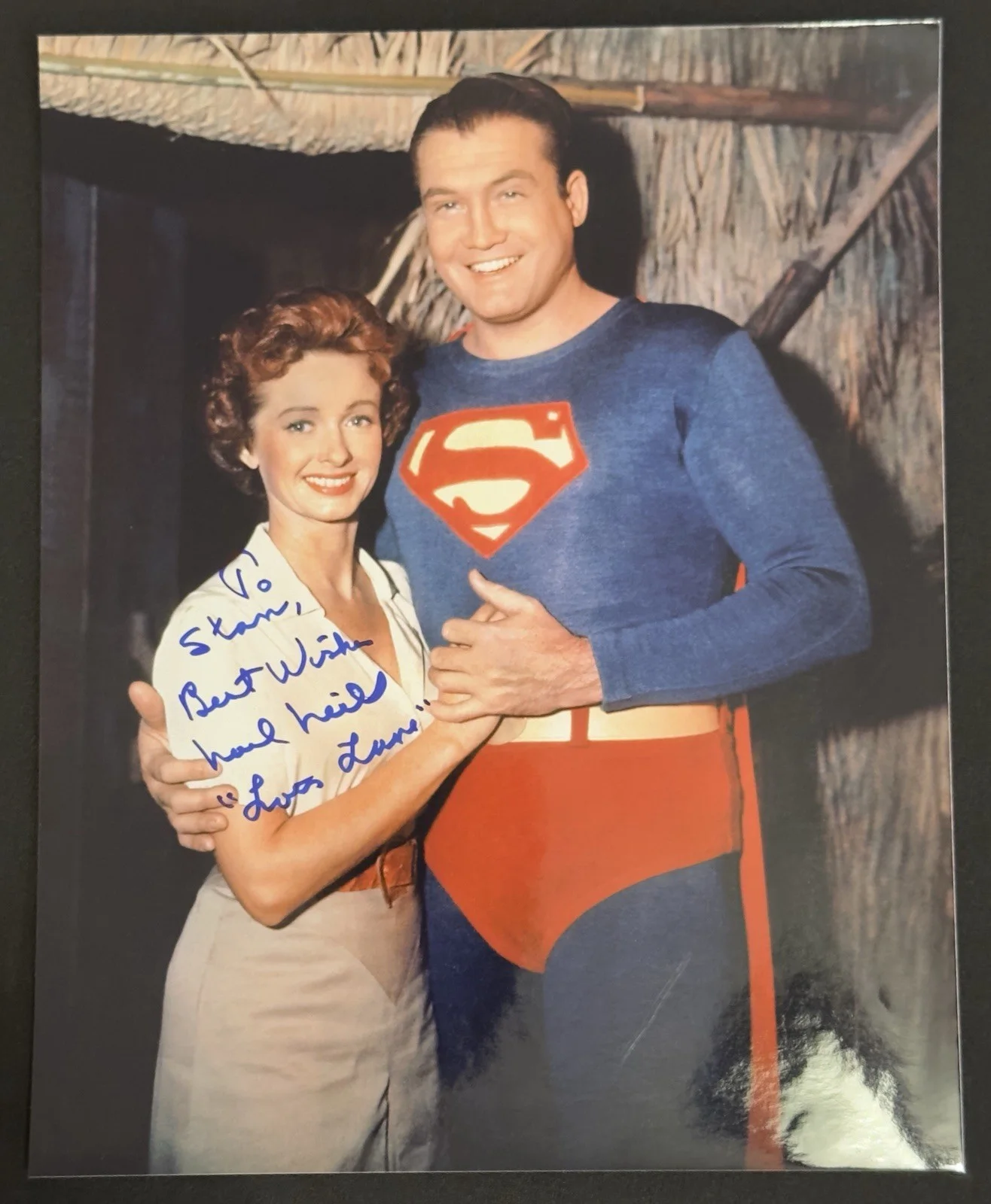 Sharon Sharon Gless & Tyne Daly — Noel Neill Autographed 8x10 Photo - Lois Lane in SUPERMAN (George Reeves)