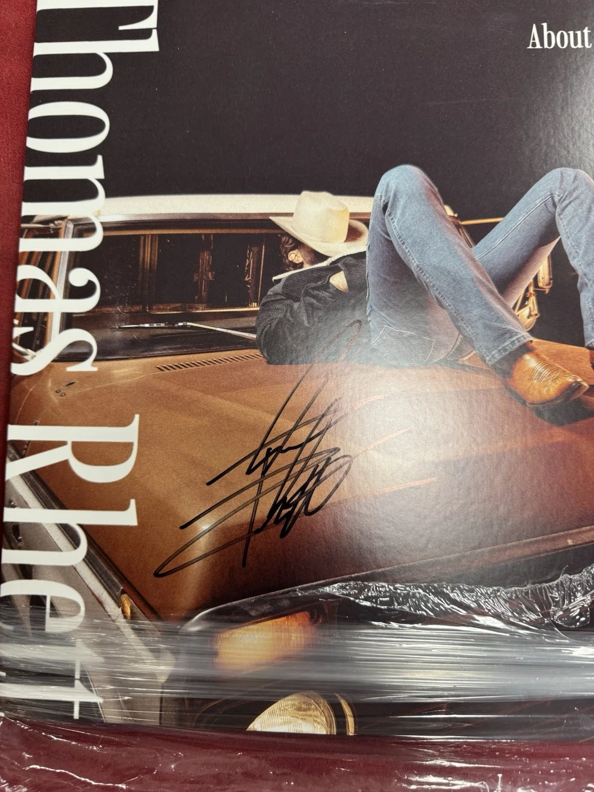 Thomas Rhett About A Woman Signed Vinyl, image 2