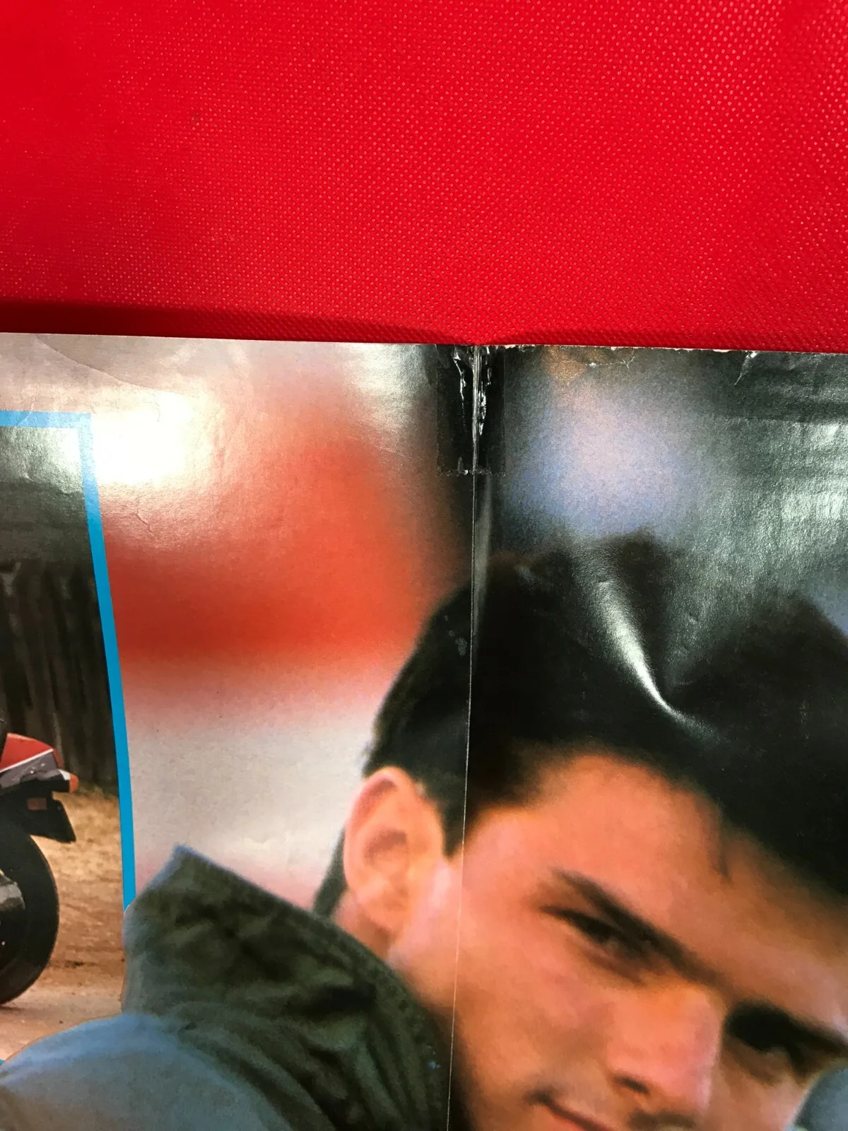 TOM CRUISE Madonna 1987 ORIGINAL POSTER Magazine TOP GUN Bangles vintage, изображение 3