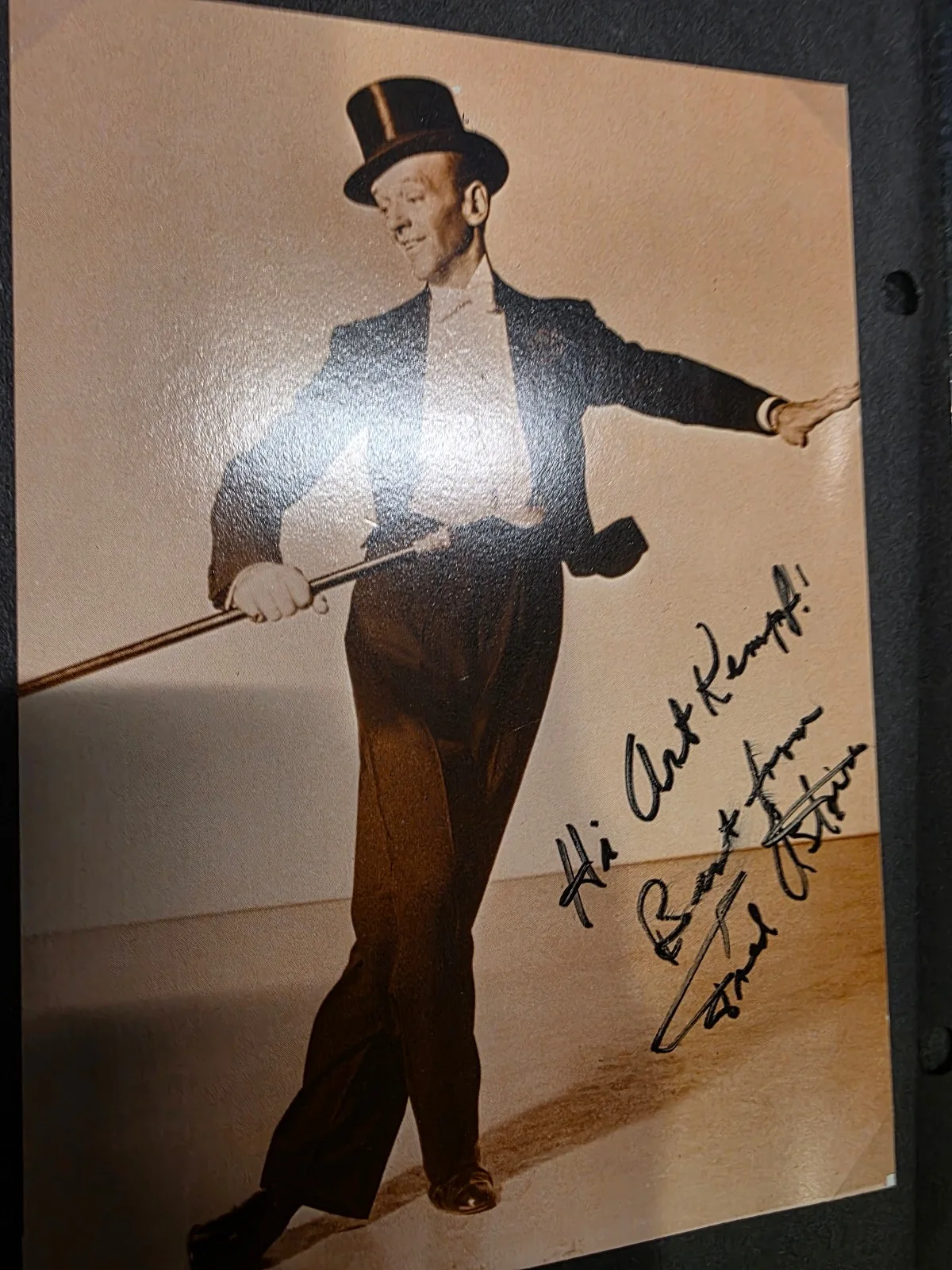 Fred Astaire — Signed Photograph of Fred Astaire – Classic Hollywood Dance & Film Legend, изображение 2