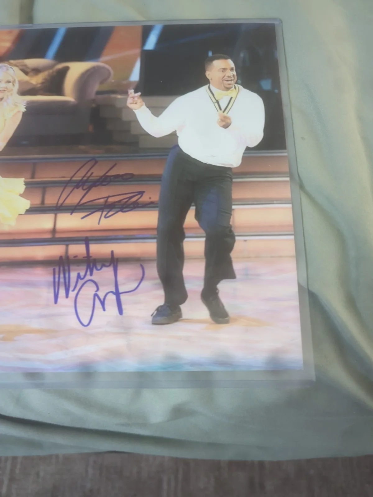 Alfonso Riberio+ Witney Carson - Dancing With The Stars Signed 8x10 Photo COA, изображение 2