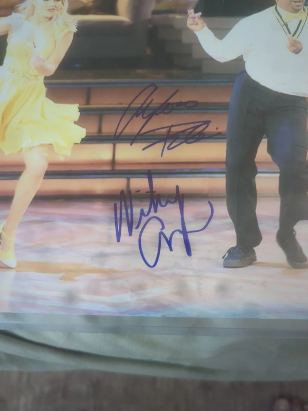 Alfonso Riberio+ Witney Carson - Dancing With The Stars Signed 8x10 Photo COA, изображение 4