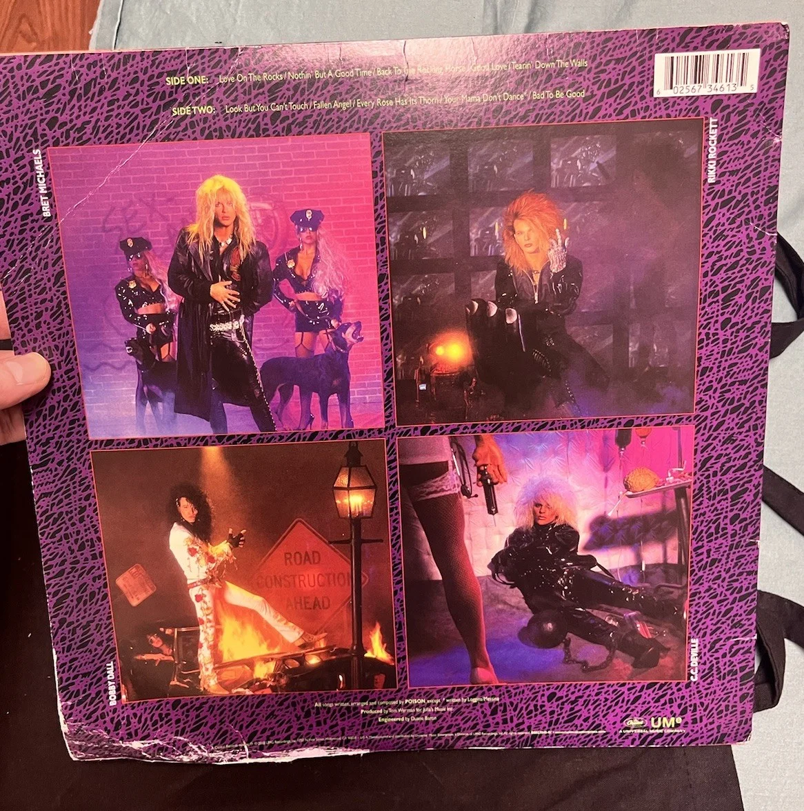 Signed Poison Open Up And Say Ahh Album 30th Anniversary Vinyl Limite Edition, изображение 2