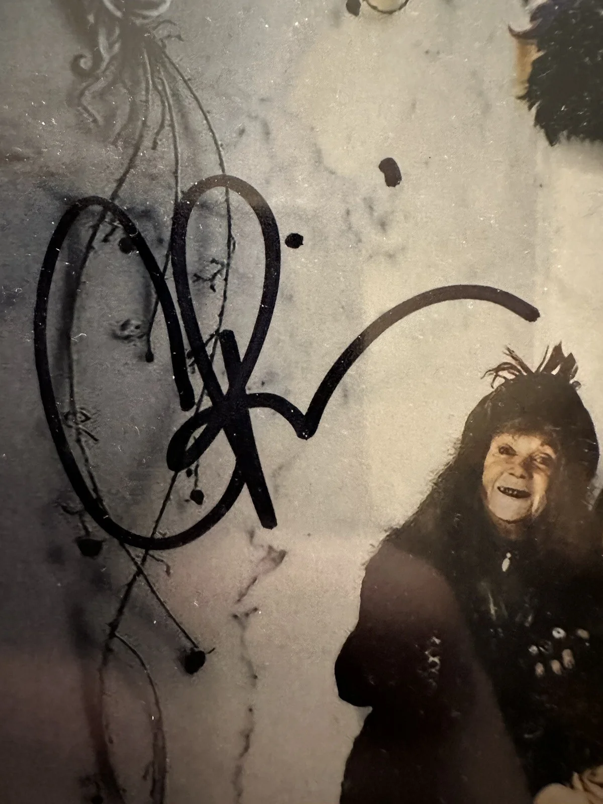 Anjelica Huston, Christopher Lloyd, Christina Ricci, Jimmy Workma — THE ADDAMS FAMILY Cast Signed Huston, Lloyd, Ricci & Workman Photo Beckett COA, изображение 2