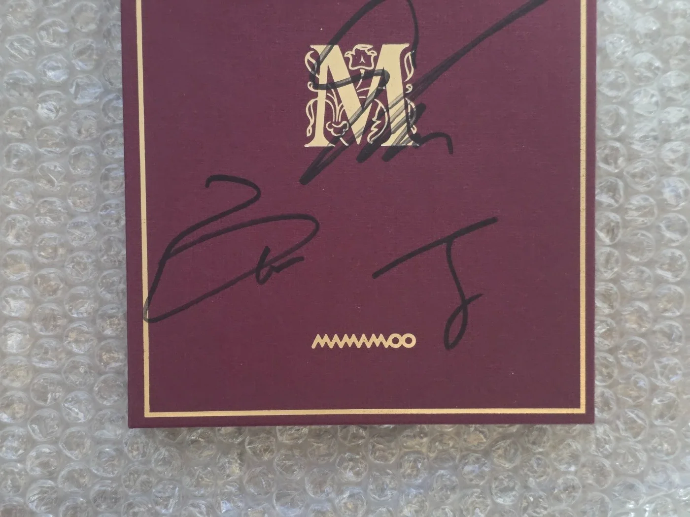 MAMAMOO MEMORY Promo Album Autographed Hand Signed, image 4