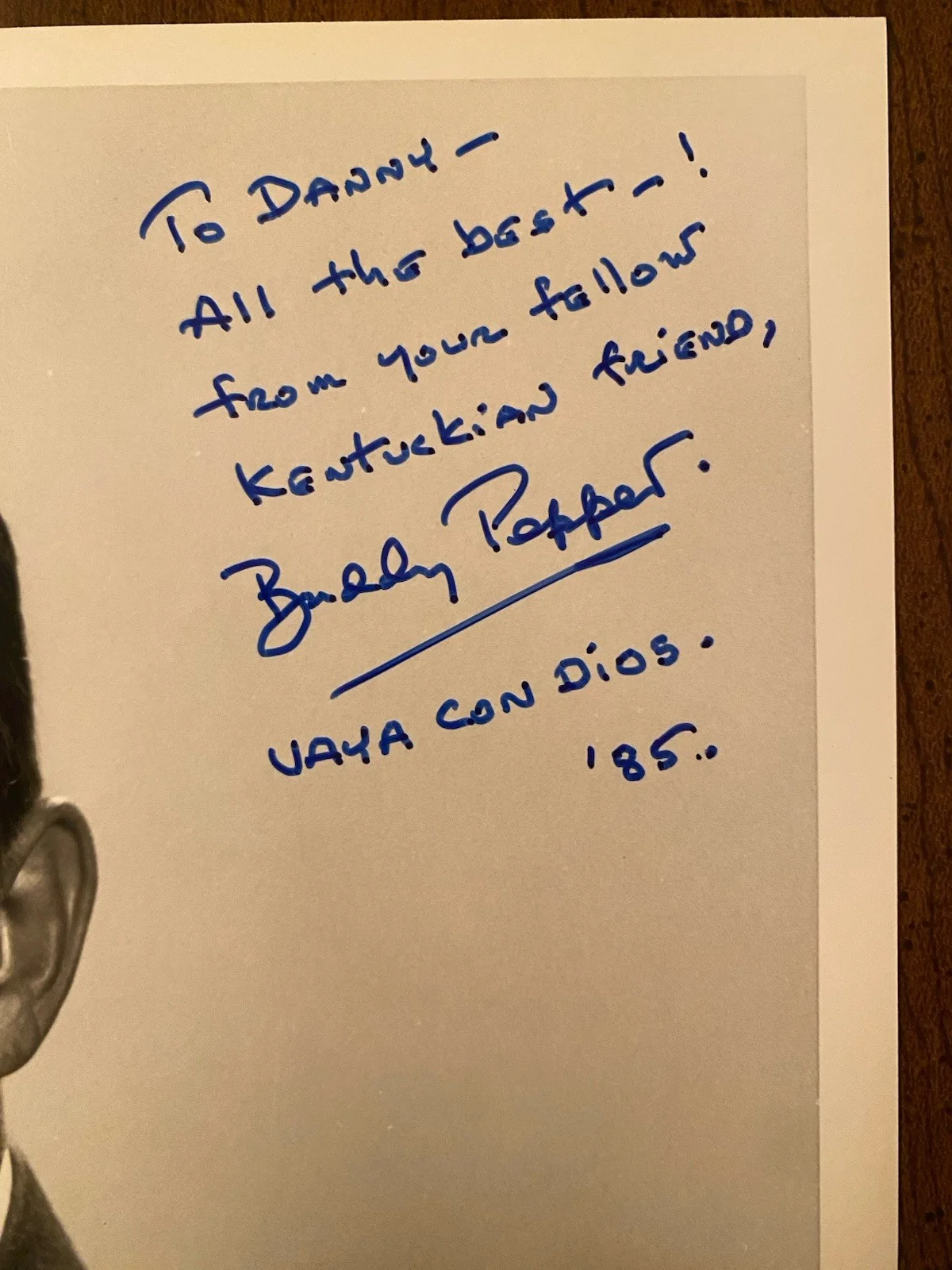 Buddy Pepper Signed Autographed Photo With COA Vaya Con Dios Pillow Talk, image 2