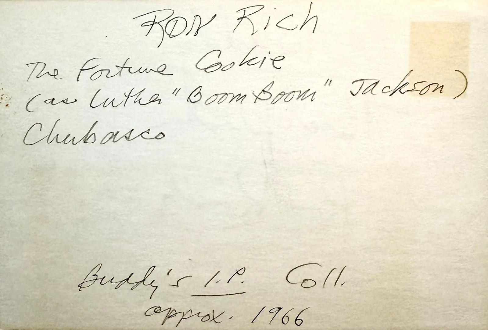 Ron Rich — RON RICH Signed Autographed 4x6 INDEX CARD The Fortune Cookie MISSION IMPOSSIBLE, image 4