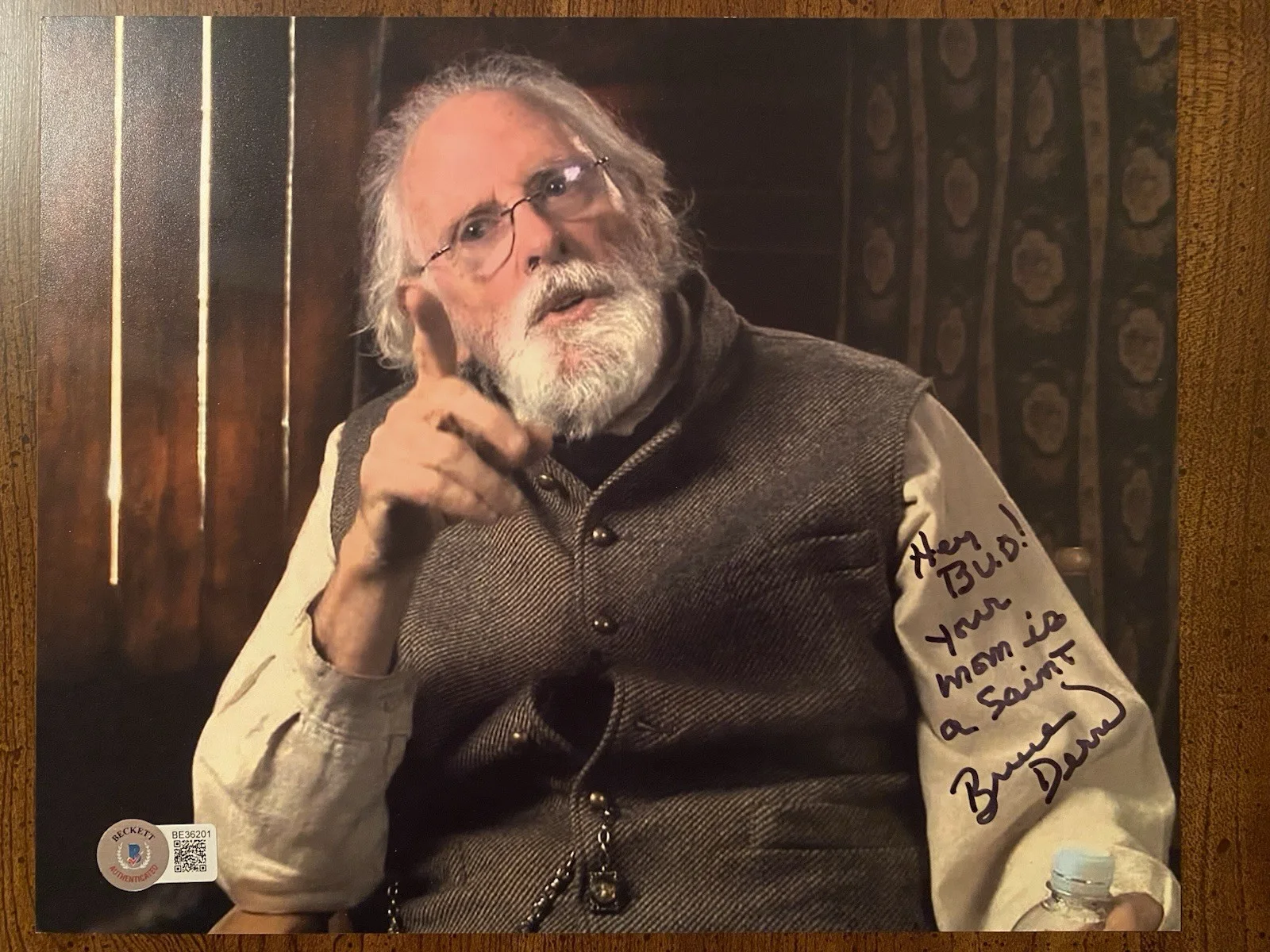 Bruce Dern — Bruce Dern Signed Autographed Photo With COA Nebraska Inscription Beckett BAS, изображение 2