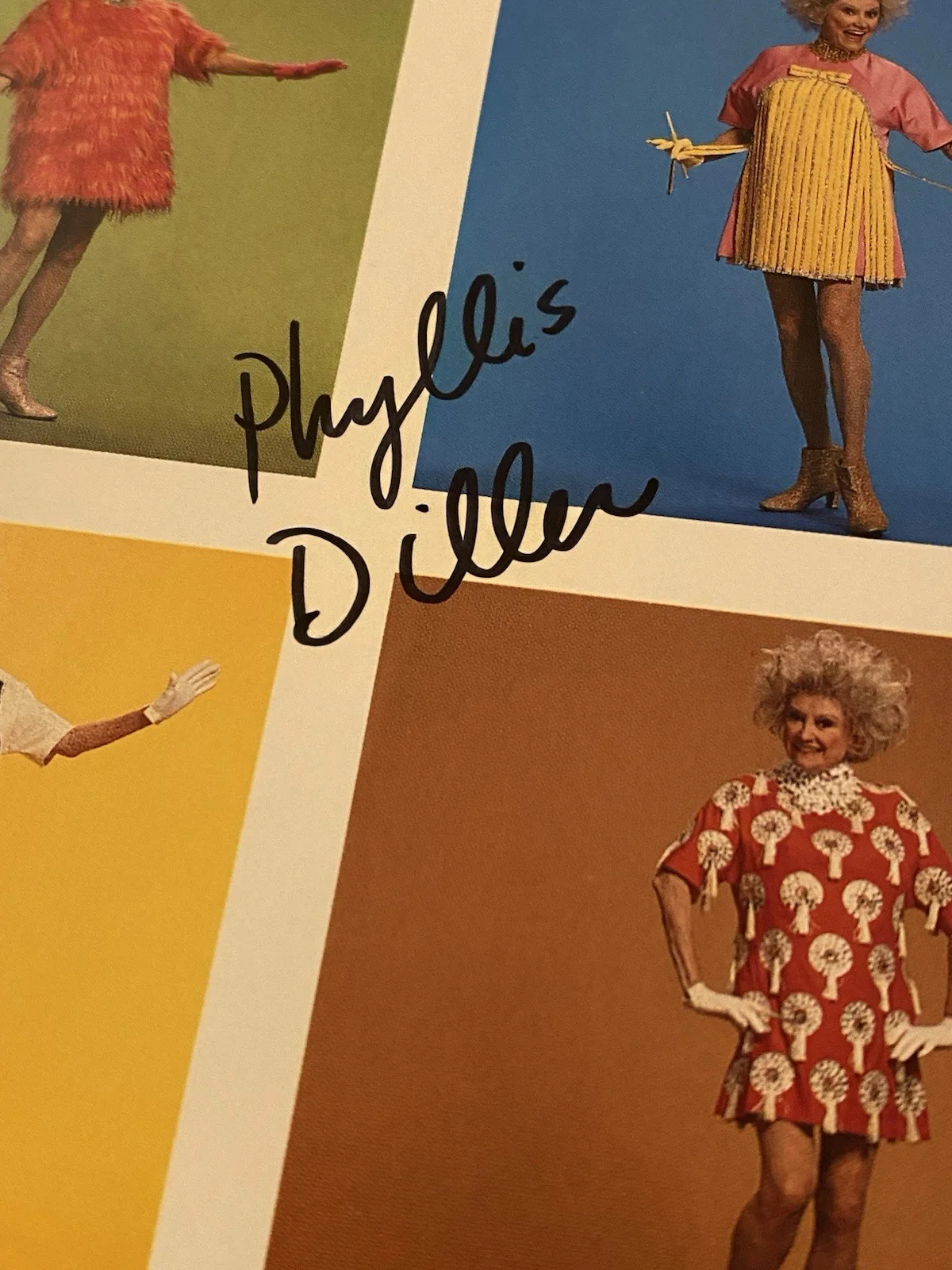 Phyllis Diller — Phyllis Diller Signed Autographed Cool Photo With COA The Phyllis Diller Show, image 3