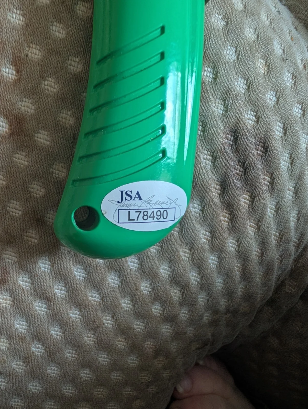 Giancarlo Esposito — GIANCARLO ESPOSITO SIGNED GREEN BOX CUTTER GUS FRING BREAKING BAD JSA COA, изображение 4