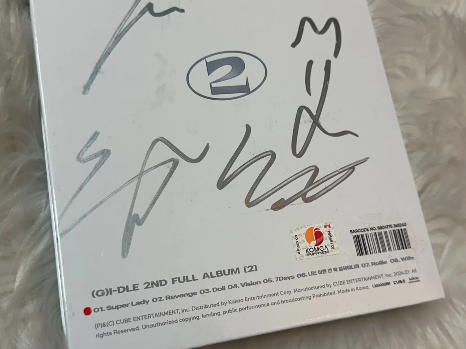 idle - ALL MEMBER Signed PROMO ALBUM, image 3
