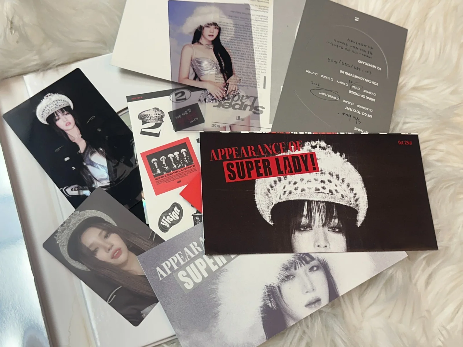 idle - ALL MEMBER Signed PROMO ALBUM, image 5
