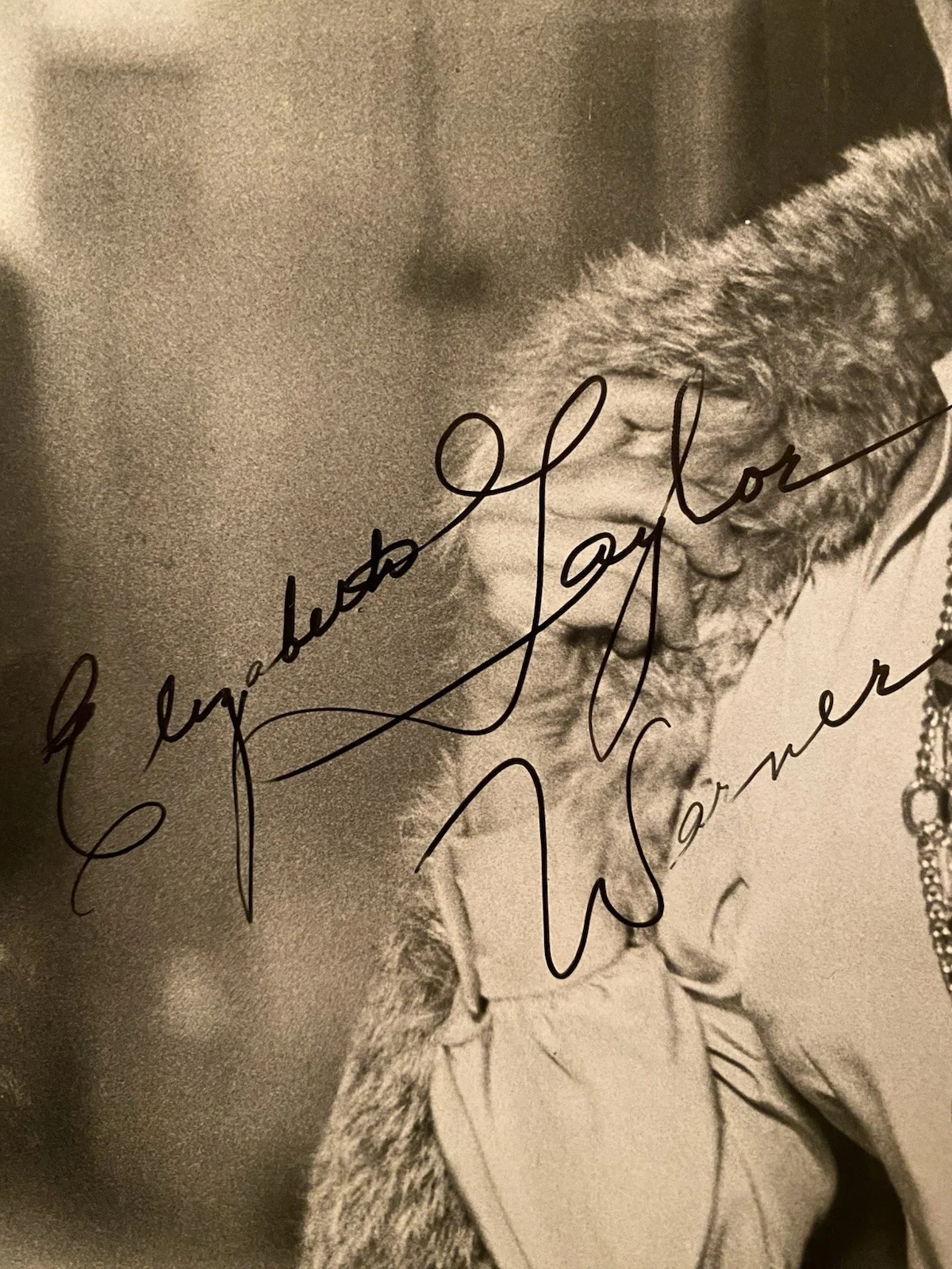Elizabeth Taylor — Elizabeth Taylor Signed Autographed 8x10 Photo With COA Ash Wednesday RARE, изображение 2