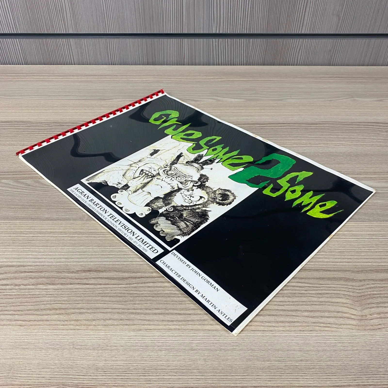 NEVER PRODUCED GRUESOME 2 SOME STORYBOARD/PITCH TV SERIES JOHN GORMAN, изображение 5