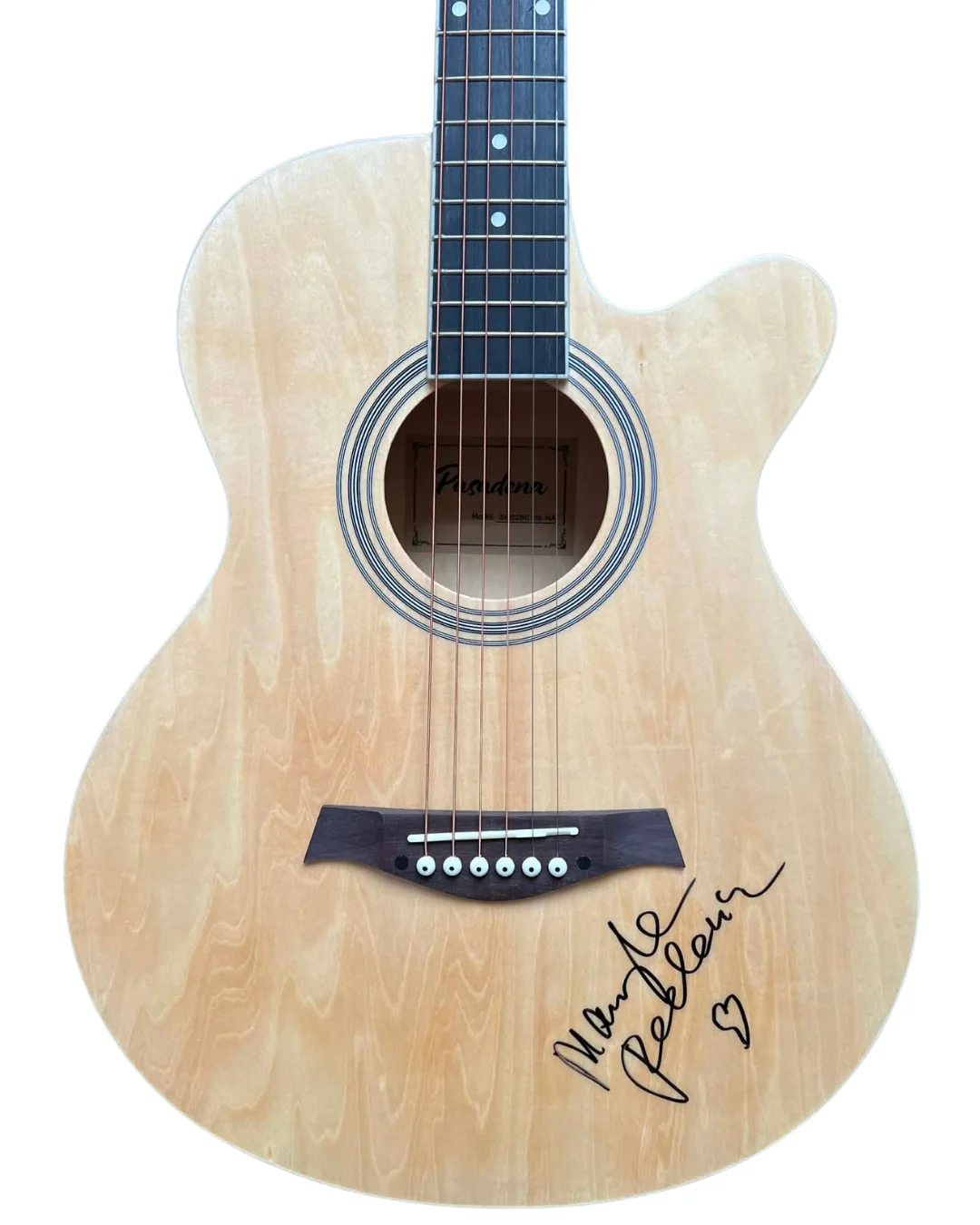Maryla Rodowicz Signed Autographed Acoustic Guitar w/COA, image 2