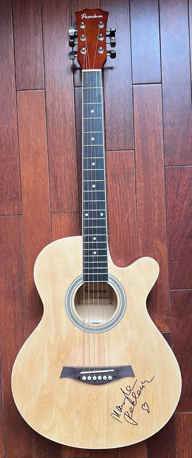 Maryla Rodowicz Signed Autographed Acoustic Guitar w/COA, image 5