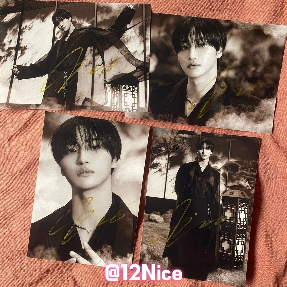 ATEEZ Seonghwa Autographed Photo Golden Hour Part4 4*6 Collection 2026 #Nice, изображение 2