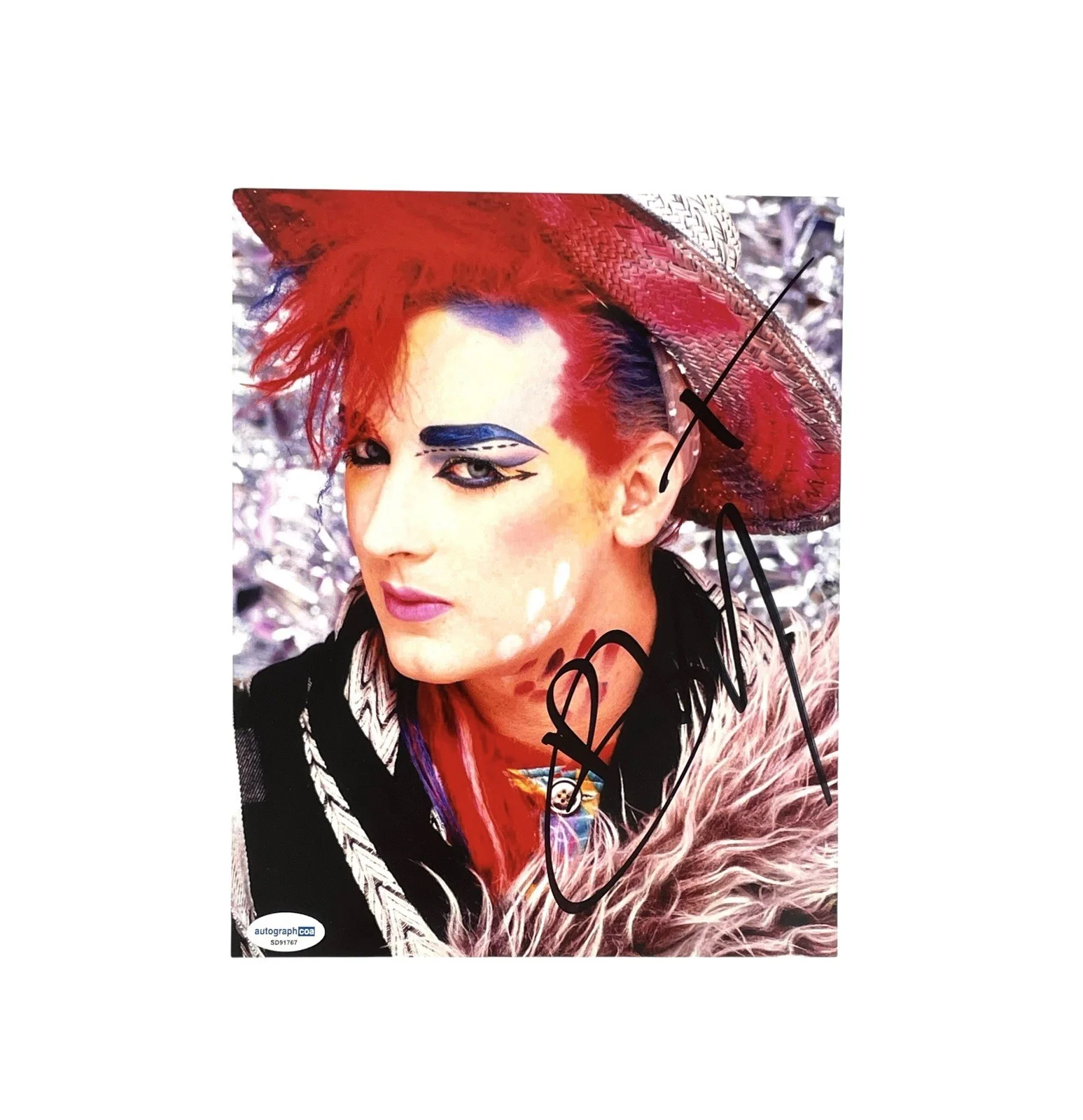 Boy George (Culture Club) Autographed Signed 8x10 Photo – ACOA Certified 🎙️, изображение 2