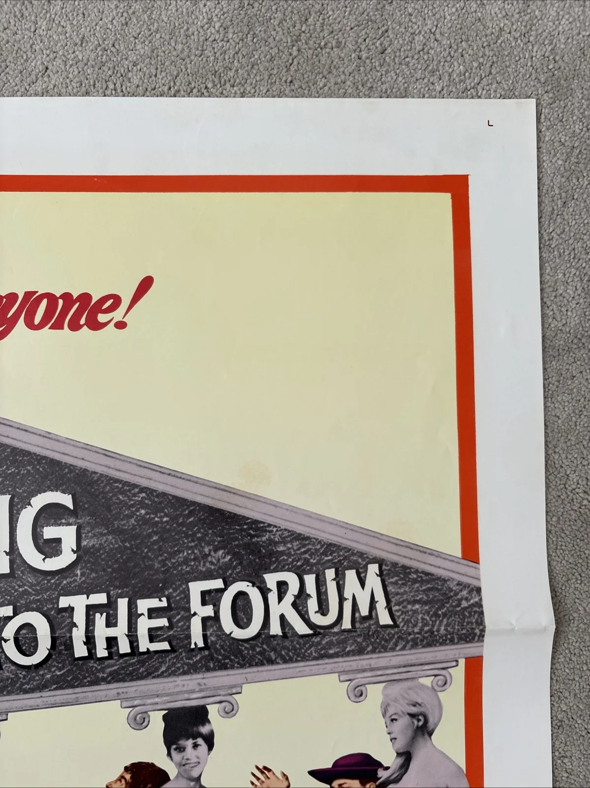 A Funny Thing Happened On The Way To The Forum (1966) US One Sheet Movie Poster, изображение 4