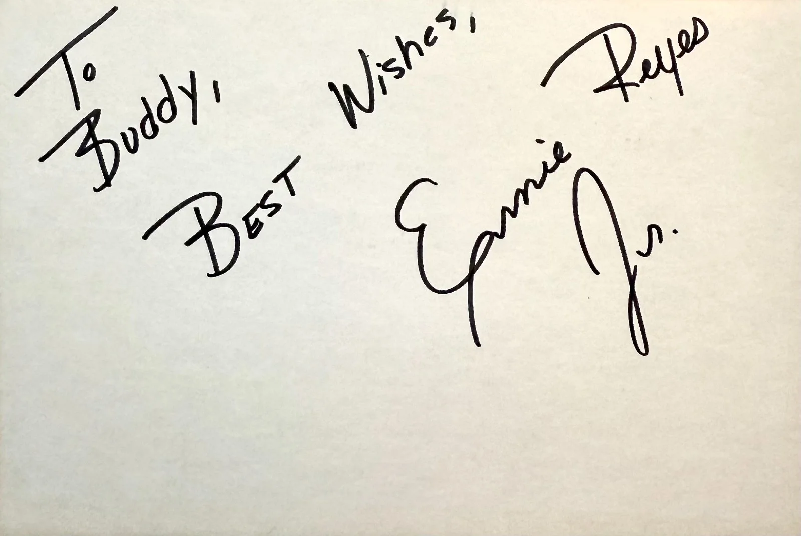 Ernie Reyes Jr — ERNIE REYES JR. Signed Autographed 4x6 INDEX CARD Teenage Mutant Ninja Turtles, изображение 3