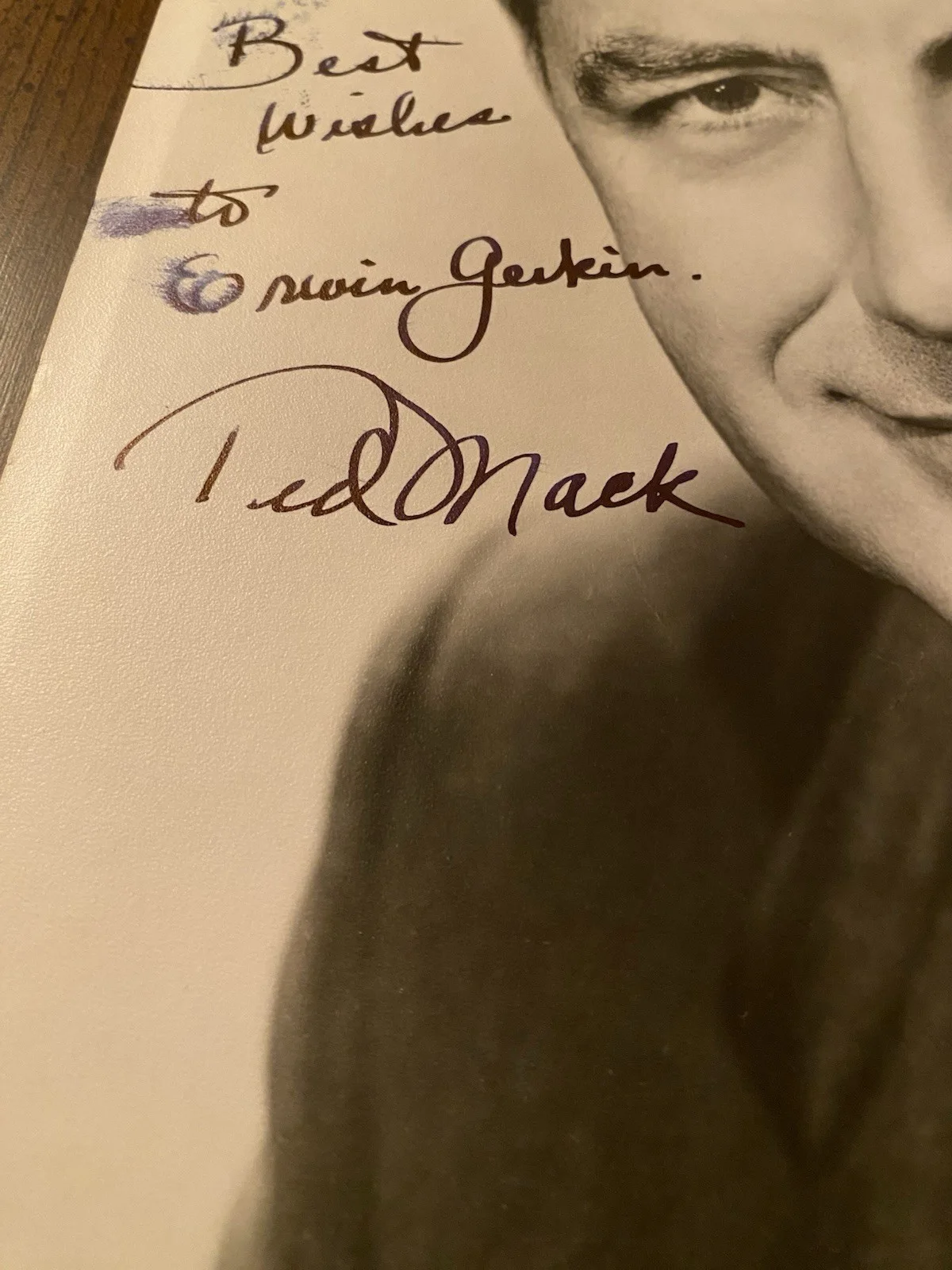 Ted Mack — Ted Mack Signed Autographed Photo With COA The Original Amateur Hour, изображение 3