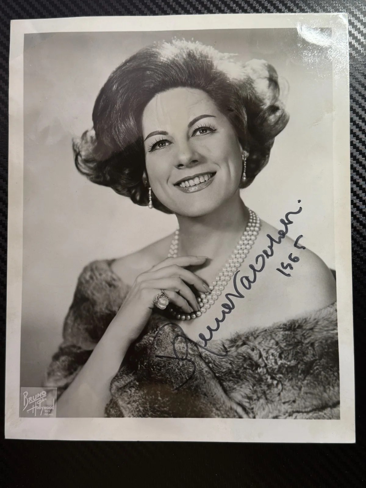 Renata Tebaldi Signed Photo 1966 Autograph + Mefistofele Opera London ffrr LP, изображение 2