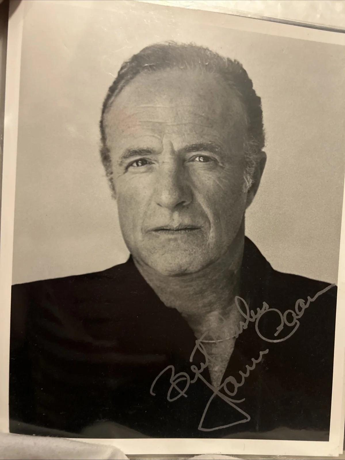 James Caan — James Caan Autographed Black & White 8x10 Photo Silver Marker, изображение 4