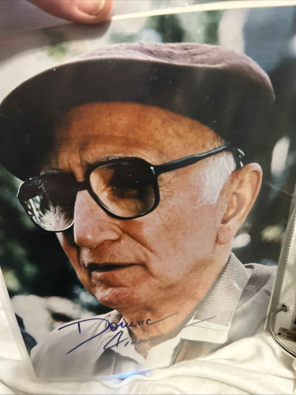 Dominic Chianese — Dominic Chianese Autographed 8x10 Color Photo Sopranos