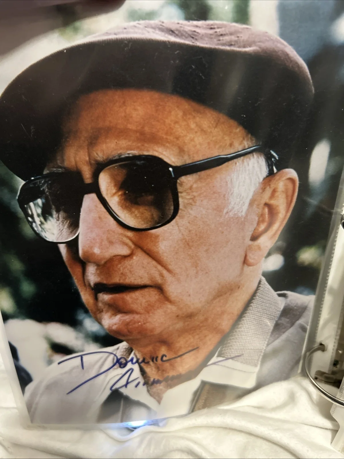 Dominic Chianese — Dominic Chianese Autographed 8x10 Color Photo Sopranos, изображение 2