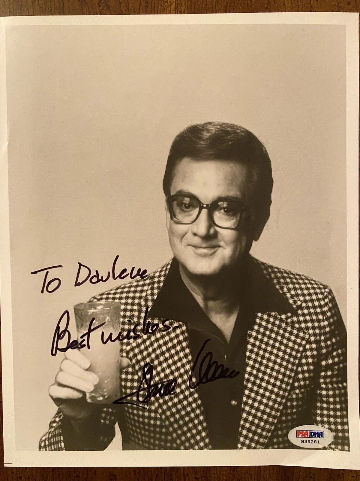 Steve Allen — Steve Allen Signed Autographed Photo With PSA DNA COA The Tonight Show, image 2