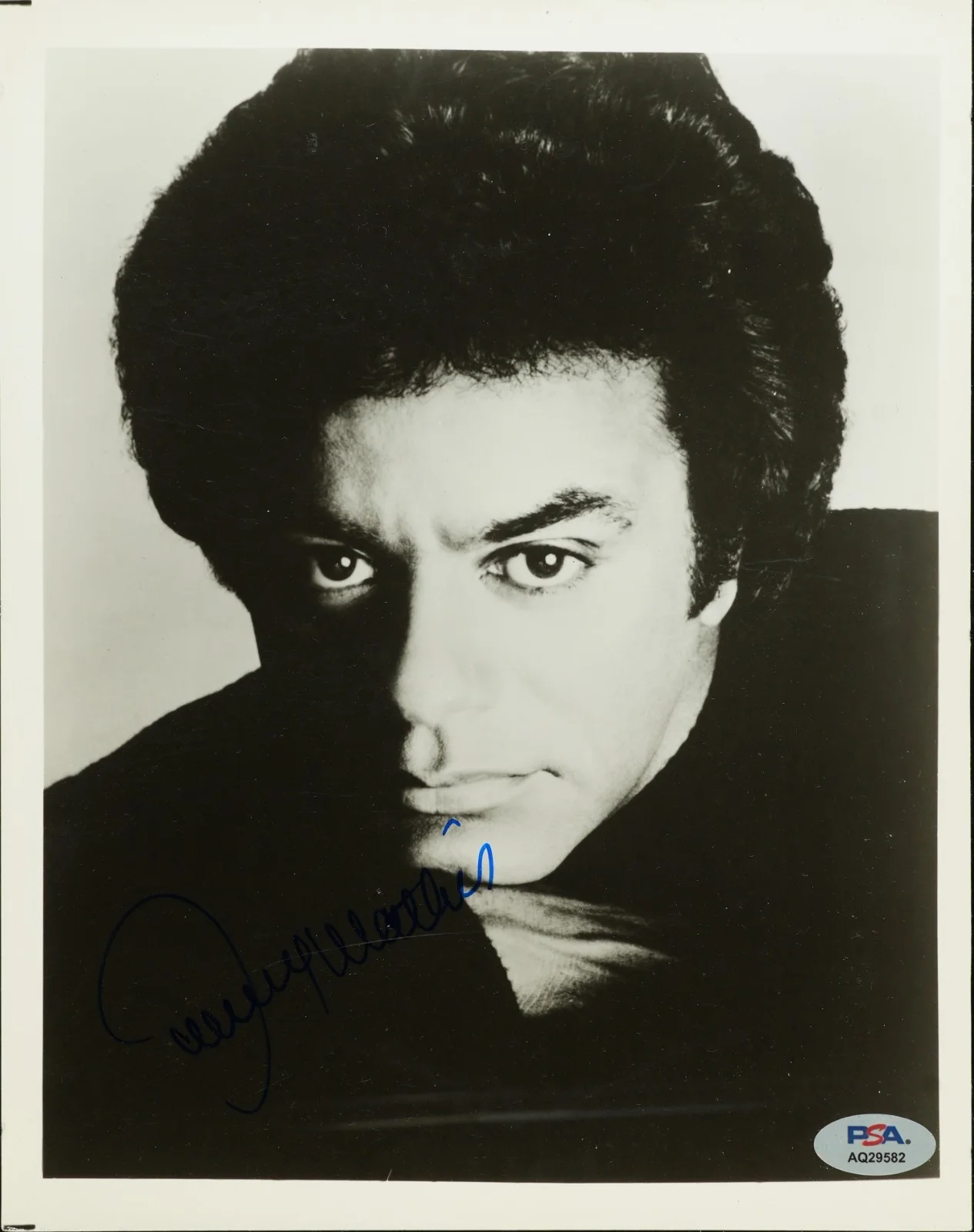 Johnny Mathis — JOHNNY MATHIS SIGNED AUTO 8X10 PHOTO CHANCES ARE JOHNNYS GREATEST HITS PSA B
